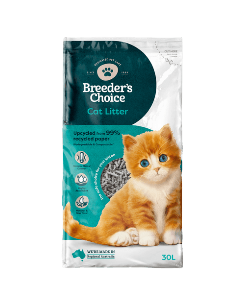 Breeders Choice biodegradable Cat Litter 30L